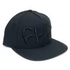 Big Logo Snapback / black on black<CULT CREW Sale