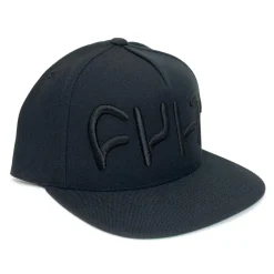 Big Logo Snapback / black on black<CULT CREW Sale