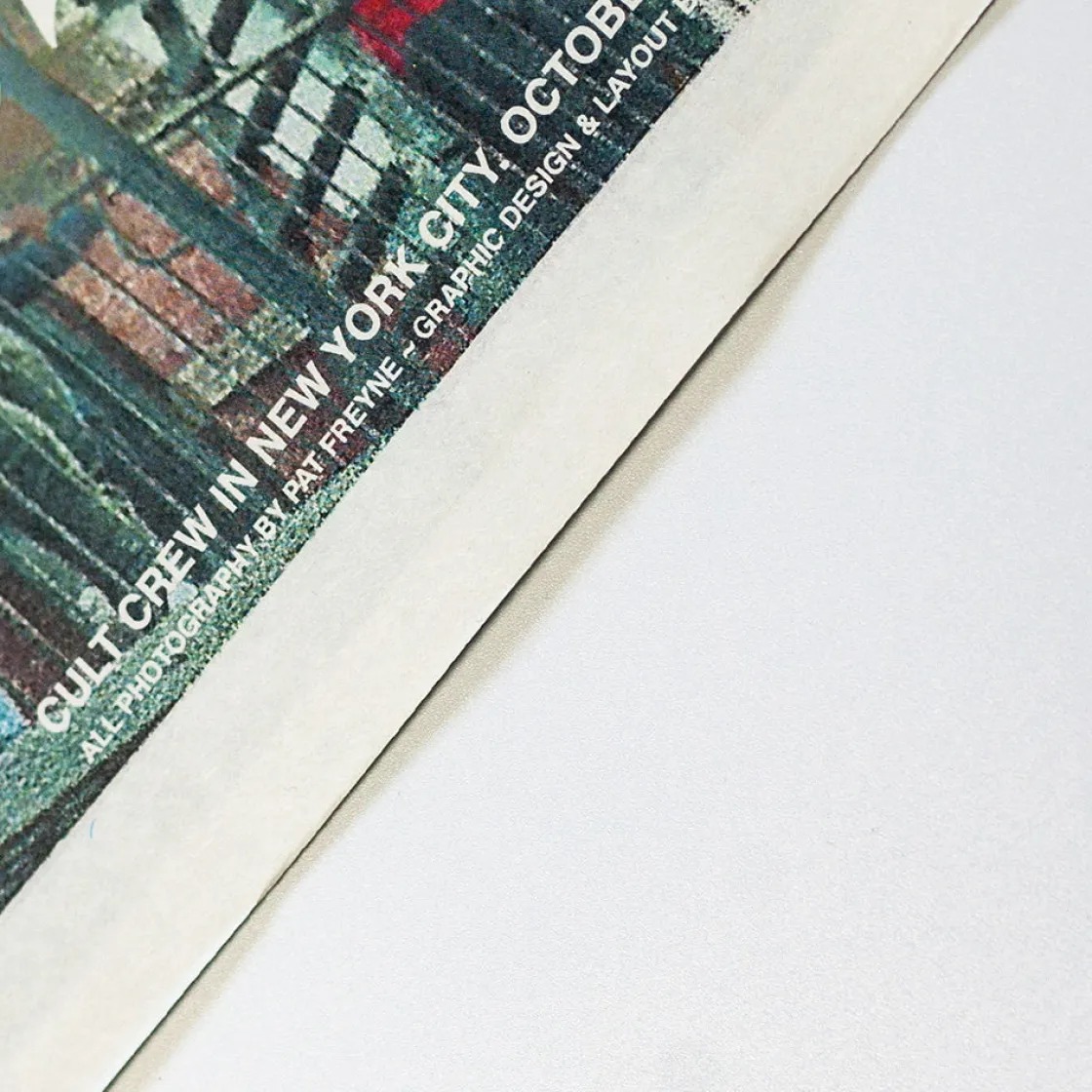 Cult x Silent "Posted" Newspaper<CULT CREW