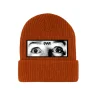Eyes Beanie / burnt orange<CULT CREW Outlet