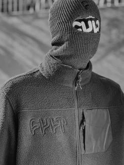 Logo Sherpa Jacket<CULT CREW New