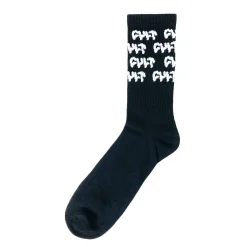 Pattern Socks / black<CULT CREW Discount