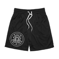 Pentagram Shorts / black<CULT CREW New