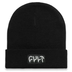 Witness Beanie / tight knit black<CULT CREW Discount
