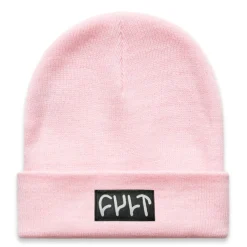 Witness Beanie / tight knit pink<CULT CREW
