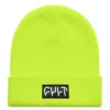 Witness Beanie / tight knit safety yellow<CULT CREW Online